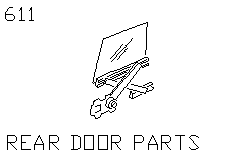 Стеклоподъёмник и стекло задней боковой двери