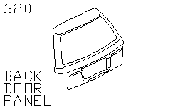 Панель задней двери