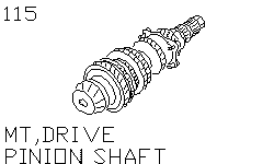 Приводной вал, МКПП