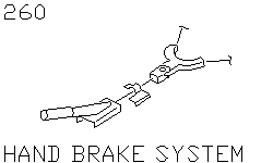 Тросы ручного тормоза