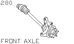 Передняя ось