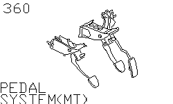 Система педалей, МКПП