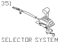 Механизм селектора переключения передач