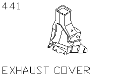 Крышка выпускной системы