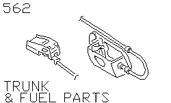 Лючок бензобака и топливные части