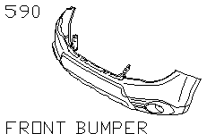 Передний бампер