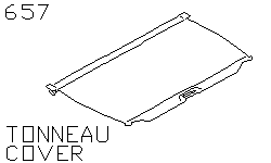 Шторка багажника