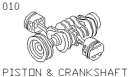 Поршни и коленвал