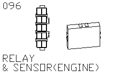 Реле и датчики (двигатель)