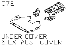 Нижняя защита и защиты выхлопной трубы