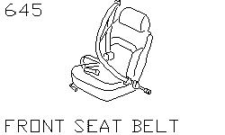 Ремень переднего сиденья