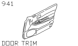 Отделка двери