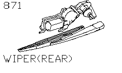 Стеклоочиститель задний