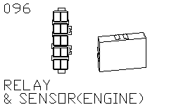 Реле и датчики (двигатель)