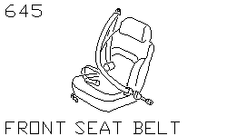 Ремень переднего сиденья