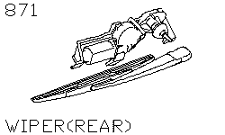 Стеклоочиститель задний